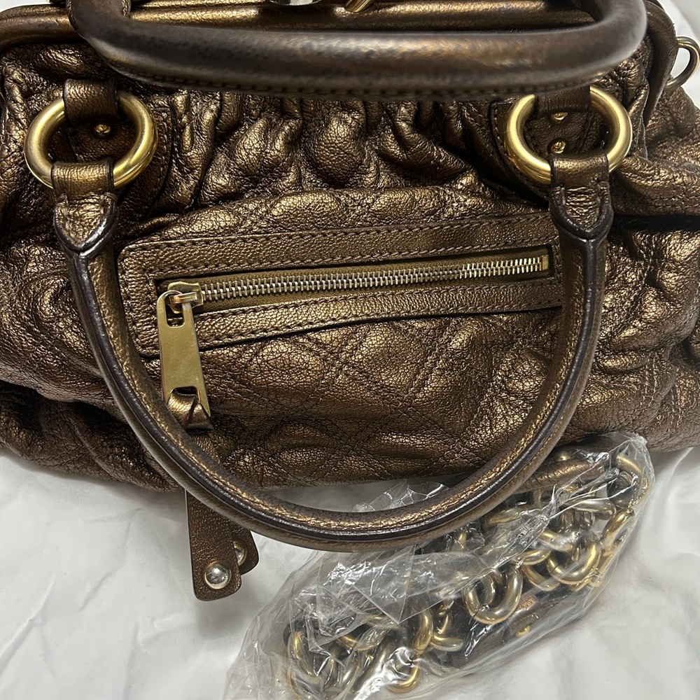 Marc Jacobs Metallic Bronze Shoulder Bag